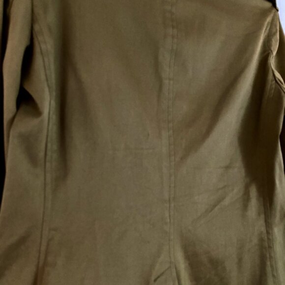 Ralph Lauren Blue Label Utility Jacket Military Blazer Army Green Womens Size 6 - Picture 9 of 12